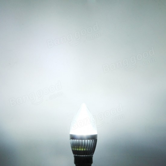 E27 E14 E12 B22 4.5W AC85-265V Golden Cover LED Candle Light Bulb