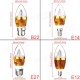 E27 E14 E12 B22 4.5W AC85-265V Golden Cover LED Candle Light Bulb E27 E14 E12 B22 4.5W AC85-265V Golden Cover LED Candle Light Bulb