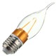 E27 E14 E12 B22 B15 2W 2LEDS LED Plastic&Aluminum Pure White Warm White Filament Light Bulb AC110V