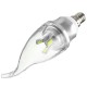 E27 E14 E12 B22 B15 3W LED Pure White Warm White 15 SMD 2835 LED Candle Light Lamp Bulb AC85-265V