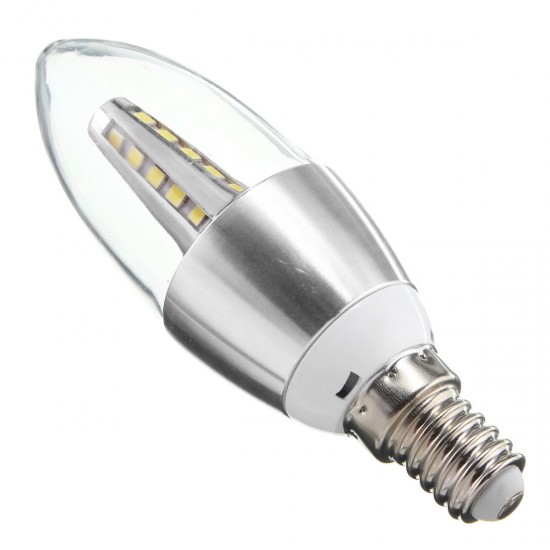 E27 E14 E12 B22 B15 4W 25 SMD 2835 LED Warm White White Candle Light Lamp Bulb AC85-265V