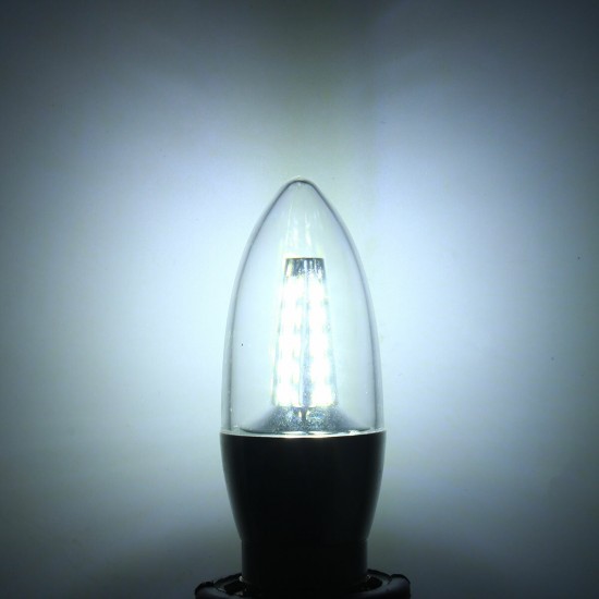 E27 E14 E12 B22 B15 4W 25 SMD 2835 LED Warm White White Candle Light Lamp Bulb AC85-265V E27 E14 E12 B22 B15 4W 25 SMD 2835 LED Warm White White Candle Light Lamp Bulb AC85-265V