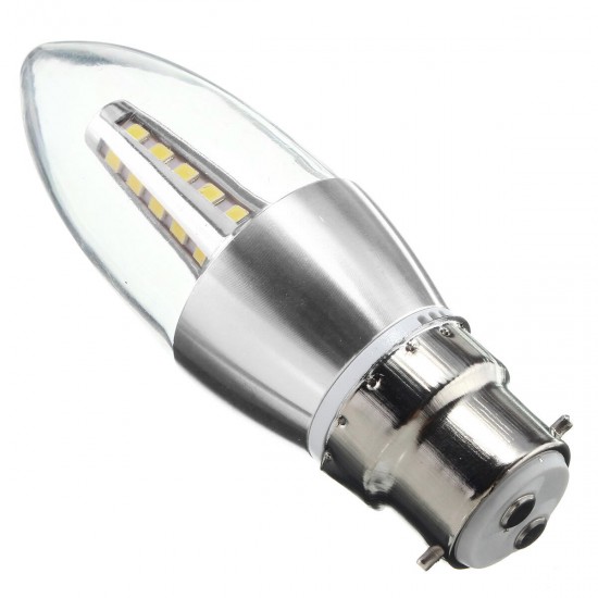 E27 E14 E12 B22 B15 4W 25 SMD 2835 LED Warm White White Candle Light Lamp Bulb AC85-265V