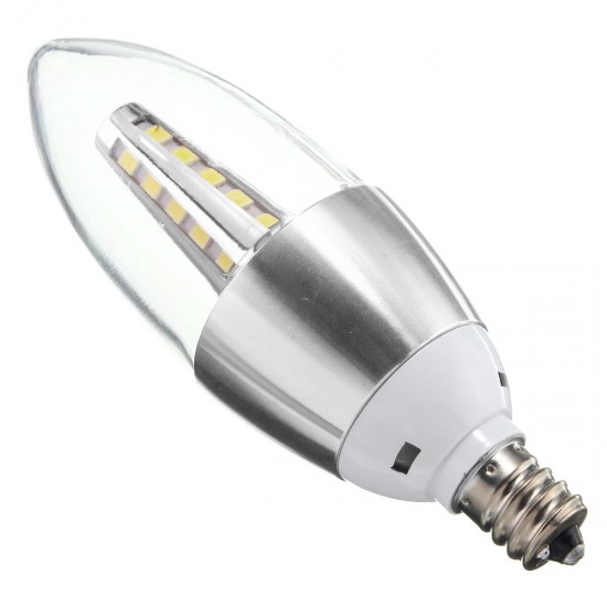 E27 E14 E12 B22 B15 4W 25 SMD 2835 LED Warm White White Candle Light Lamp Bulb AC85-265V