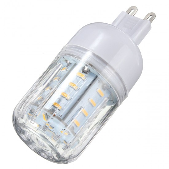 E27 E14 E12 B22 G9 GU10 4W 36 SMD 4014 LED Warm White Pure White Cover Corn Bulb AC220V