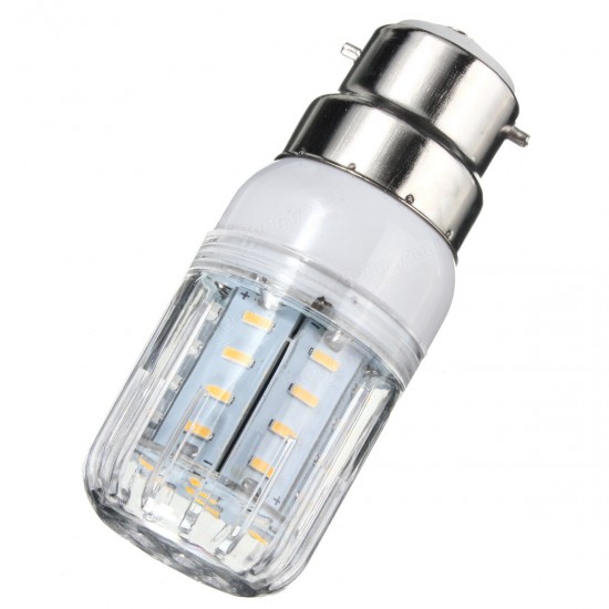 E27 E14 E12 B22 G9 GU10 4W 36 SMD 4014 LED Warm White Pure White Cover Corn Bulb AC220V