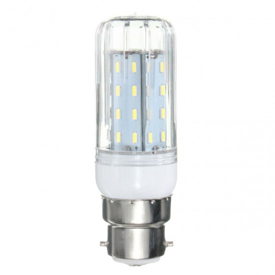 E27 E14 E12 B22 G9 GU10 6W 56 SMD 4014 LED Warm White White Cover Corn Light Lamp Bulb AC 220V