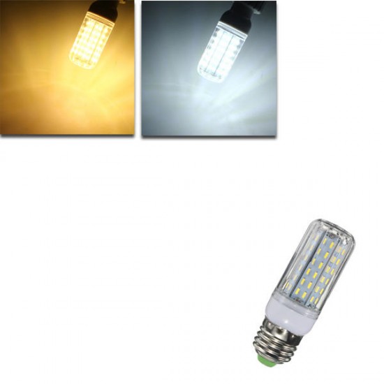 E27 E14 E12 B22 G9 GU10 9W 96 SMD 4014 LED Warm White Pure White Cover Corn Bulb AC110V