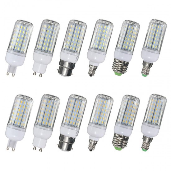 E27 E14 E12 B22 G9 GU10 9W 96 SMD 4014 LED Warm White Pure White Cover Corn Bulb AC110V E27 E14 E12 B22 G9 GU10 9W 96 SMD 4014 LED Warm White Pure White Cover Corn Bulb AC110V