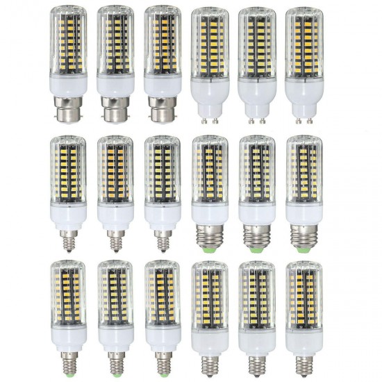 E27 E14 E12 E17 GU10 B22 LED Corn Bulb 7W 72 SMD 5736 LED Lamp Ampoule Led Light AC85-265V