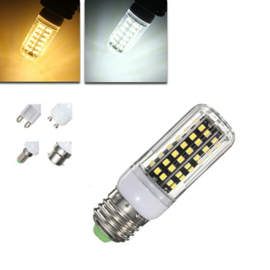 E27 E14 G9 GU10 B22 E27 14W 84SMD 2835 LED Corn Bulb Warm White White Lamp 110V