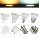 E27 E14 GU10 MR16 4W 80 SMD 3528 Non-Dimmable LED Warm White White Spot Lightt Lamp Bulb AC110/220V