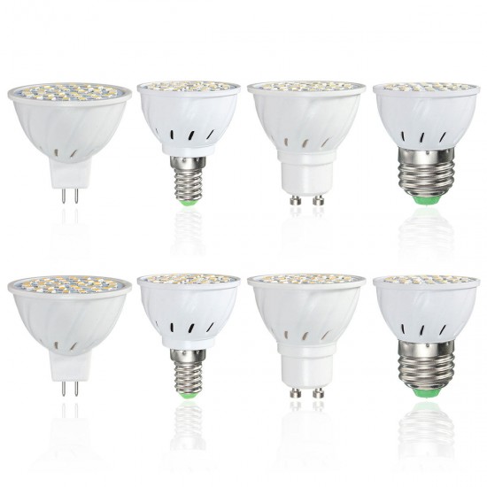 E27 E14 GU10 MR16 LED 3W 36 SMD 2835 LED Pure White Warm White Spot Lightting Bulb AC110V AC220V