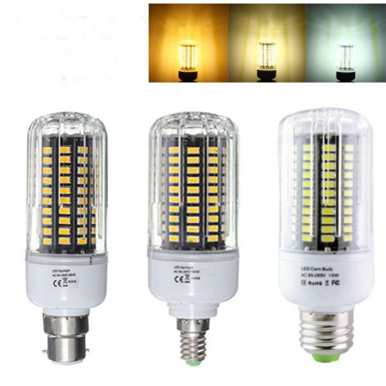 E27 E17 E14 E12 B22 12W 120 SMD 5736 1200Lm LED White Warm White Natural White Corn Bulb AC85-265V