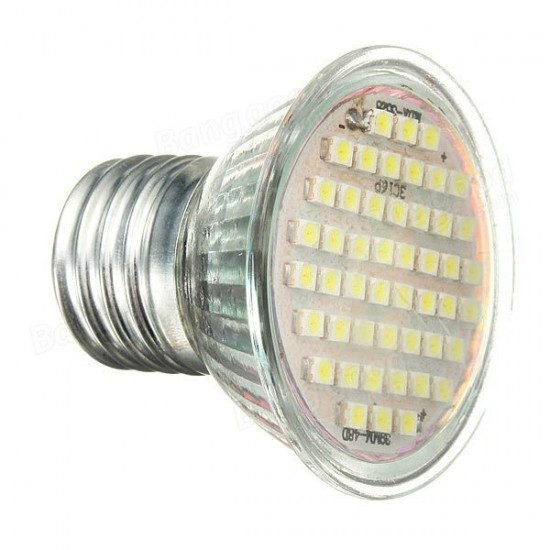 E27 LED Bulb 3W AC 110V 48 SMD 3528 White/Warm White Spot Light