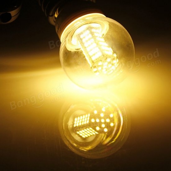 E27 LED Bulb 5W 102 SMD 3528 220V Warm White/White With Ball Cover