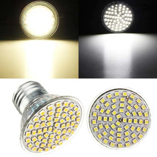 E27 LED Bulb 5W AC 220V 60 SMD 3528 White/Warm White Spot Light E27 LED Bulb 5W AC 220V 60 SMD 3528 White/Warm White Spot Light