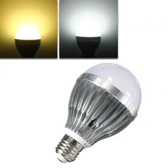 E27 LED Bulb 8W Warm White/White Sound and Light Control Energy Saving Light AC85-265V