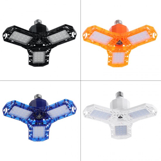 E27 LED Garage Light Bulb Deformable Ceiling Fixture Lights Shop Workshop Lamp E27 LED Garage Light Bulb Deformable Ceiling Fixture Lights Shop Workshop Lamp