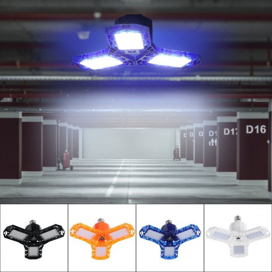 E27 LED Garage Light Bulb Deformable Ceiling Fixture Lights Shop Workshop Lamp E27 LED Garage Light Bulb Deformable Ceiling Fixture Lights Shop Workshop Lamp