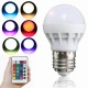 E27 LED RGB Bulb 3W SMD 5630 Color Changing 24 Keys IR Remote Control Globe Light Lamp AC 85-265V