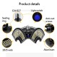 E27 Light Sensor LED Bulb UFO Deformable Folding Garage Lamp Warm White Indoor Outdoor Lighting AC220V E27 Light Sensor LED Bulb UFO Deformable Folding Garage Lamp Warm White Indoor Outdoor Lighting AC220V