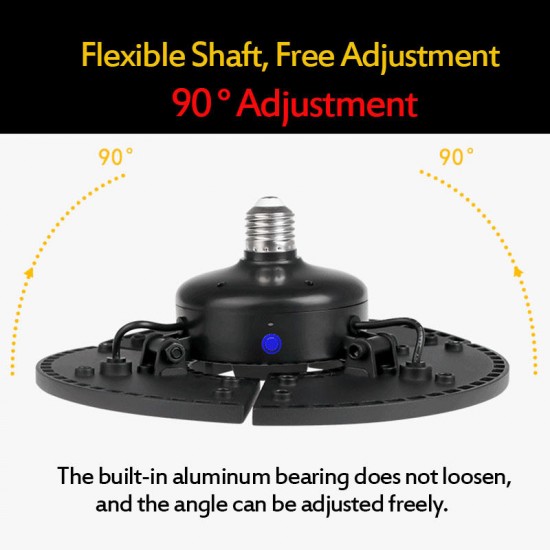 E27 Light Sensor LED Bulb UFO Deformable Folding Garage Lamp Warm White Indoor Outdoor Lighting AC220V E27 Light Sensor LED Bulb UFO Deformable Folding Garage Lamp Warm White Indoor Outdoor Lighting AC220V