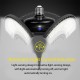 E27 Light Sensor LED Bulb UFO Deformable Folding Garage Lamp Warm White Indoor Outdoor Lighting AC220V