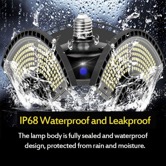 E27 Light Sensor LED Bulb UFO Deformable Folding Garage Lamp Warm White Indoor Outdoor Lighting AC220V E27 Light Sensor LED Bulb UFO Deformable Folding Garage Lamp Warm White Indoor Outdoor Lighting AC220V