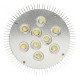 E27 PAR30 9LED 18W 1200-1320LM Non-dimmable Light Bulbs AC 85-265V