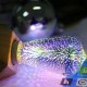 E27 ST64 3W RGB Glass 3D Fireworks Retro Edison LED Decorative Light Bulb AC220V