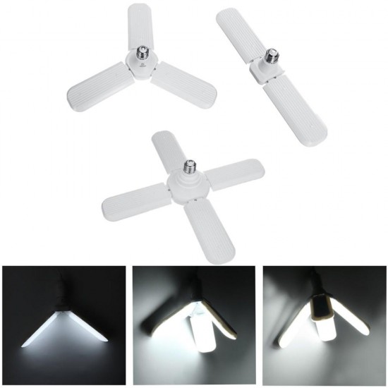 E27 Two Three Four Leaves Deformable Foldable LED Garage Shop Work Light Bulb Ceiling Lamp AC95-265V E27 Two Three Four Leaves Deformable Foldable LED Garage Shop Work Light Bulb Ceiling Lamp AC95-265V