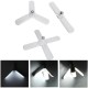 E27 Two Three Four Leaves Deformable Foldable LED Garage Shop Work Light Bulb Ceiling Lamp AC95-265V