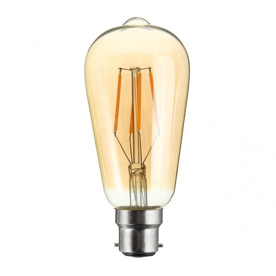 E27/B22 4W ST58 LED COB Incandescent Edison Light Lamp Bulb for Home Hotel Decor
