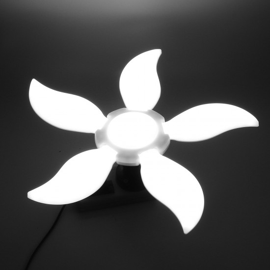 E27/B22 LED Garage Lamp 2/3/4/5 Blades Folding Light Bulb Deformable Ceiling Fixture Workshop Lighting E27/B22 LED Garage Lamp 2/3/4/5 Blades Folding Light Bulb Deformable Ceiling Fixture Workshop Lighting