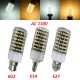 E27/B22/E14 LED Bulb 13W 1300LM 162 SMD 2835 White/Warm White Corn Light Lamp AC110V