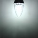 E27/E14/E12/B22/B15 6W LED Warm White/White 25SMD 2835 Silver Candle Light Bulb Lamp 85-265V