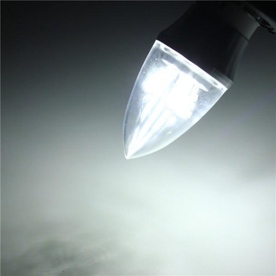 E27/E14/E12/B22/B15 6W LED Warm White/White 25SMD 2835 Silver Candle Light Bulb Lamp 85-265V E27/E14/E12/B22/B15 6W LED Warm White/White 25SMD 2835 Silver Candle Light Bulb Lamp 85-265V