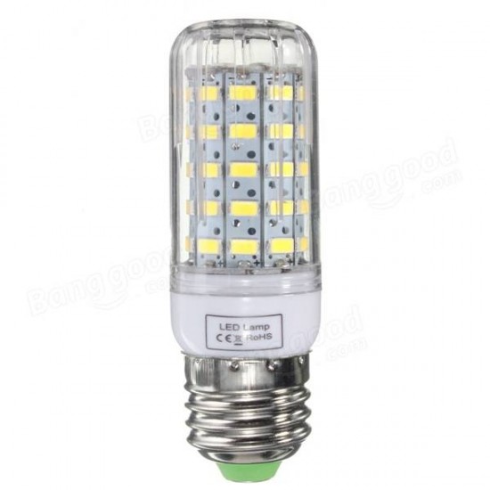 E27/E14/E12/B22/G9/GU10 Dimmable 6W AC220V LED Bulb White/Warm White 60 SMD 5730 Corn Light Lamp