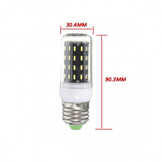 E27/E14/E12/B22/G9/GU10 LED Bulb 4W SMD 4014 56 400LM Pure White/Warm White Corn Light Lamp AC 220V