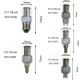 E27/E14/G9/GU10/B22 3.3W 30 SMD 2835 LED Corn Bulb Warm White/White 110V E27/E14/G9/GU10/B22 3.3W 30 SMD 2835 LED Corn Bulb Warm White/White 110V