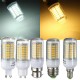 E27/E14/G9/GU10/B22 5W 900LM 144 SMD2835 LED Corn Bulb Warm/White 220V Home Lamp