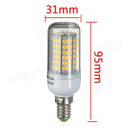 E27/E14/G9/GU10/B22 5W 900LM 144 SMD2835 LED Corn Bulb Warm/White 220V Home Lamp