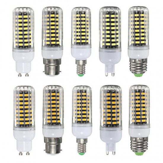 G9/E14/GU10/B22/E27 9W 80 SMD 5733 LED Bulb Corn Light Warm White/White Bulb AC220V