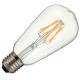 AC85-265V Non-dimmable Warm White 480LM E27 ST64 6W LED COB Light Bulb for Indoor Home