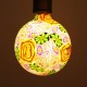 MLR-125HMG AC85-265V G125 2835 4W E27 2700K Warm White LED Tiffany Glass Light Bulb Indoor Decorative Lamp