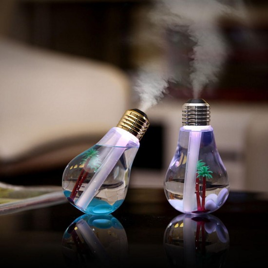 Portable E27 LED Bulb Humidifier Colorful Lights USB Diffuser Air Purifier Gift Portable E27 LED Bulb Humidifier Colorful Lights USB Diffuser Air Purifier Gift