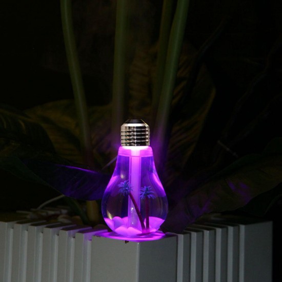 Portable E27 LED Bulb Humidifier Colorful Lights USB Diffuser Air Purifier Gift Portable E27 LED Bulb Humidifier Colorful Lights USB Diffuser Air Purifier Gift