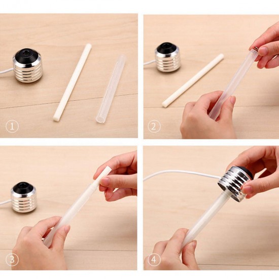 Portable E27 LED Bulb Humidifier Colorful Lights USB Diffuser Air Purifier Gift Portable E27 LED Bulb Humidifier Colorful Lights USB Diffuser Air Purifier Gift
