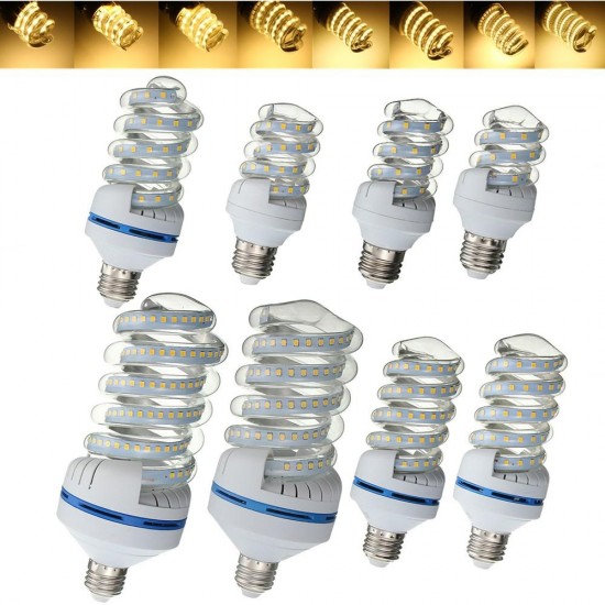 Spiral Style E27 5W-30W LED Bright Energy Saving Warm White Light Bulb AC86-245V Spiral Style E27 5W-30W LED Bright Energy Saving Warm White Light Bulb AC86-245V